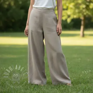 Voorgewassen linnen 170 g capucchino