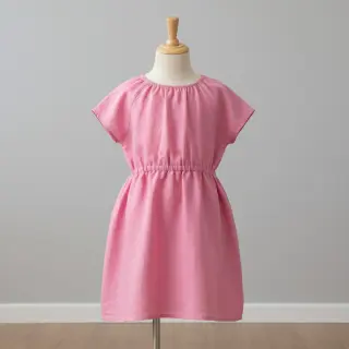 Ľan predpraný 170 g light pink