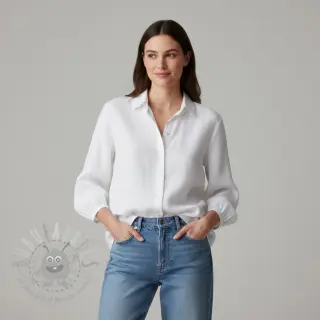 Voorgewassen linnen 170 g white