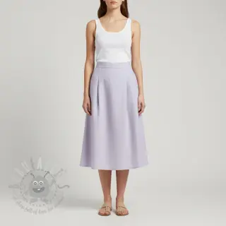 Voorgewassen linnen light violet