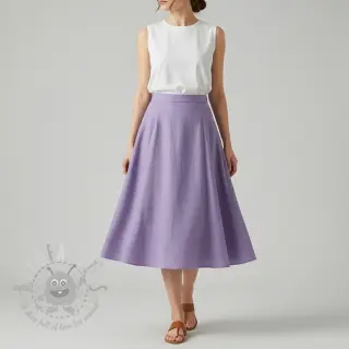 Voorgewassen linnen purple
