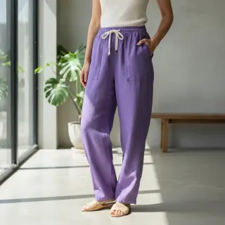 Ľan predpraný purple