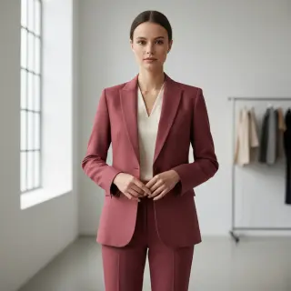 Ľan predpraný dark blush