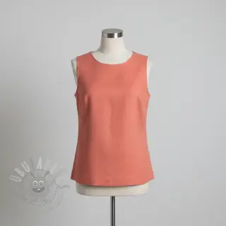 Voorgewassen linnen peach
