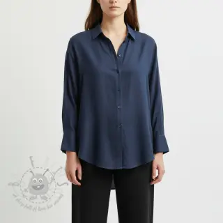 Voorgewassen linnen indigo