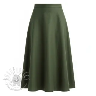 Voorgewassen linnen forest green