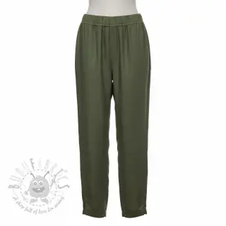 Voorgewassen linnen forest green