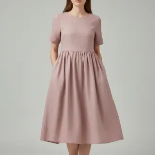 Ľan predpraný light lilac