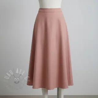 Voorgewassen linnen old rose