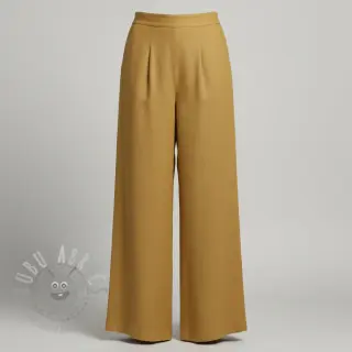 Voorgewassen linnen ochre