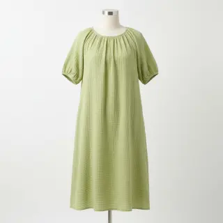 Dvojitá gázovina/mušelín soft green