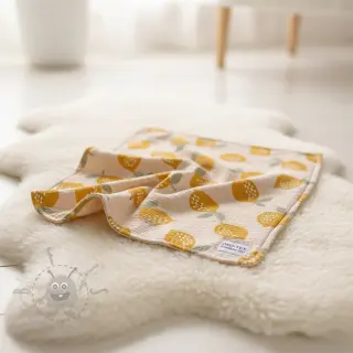 Dubbelgaas/mousseline Lemons sand