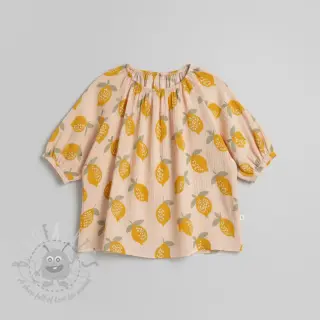 Dubbelgaas/mousseline Lemons sand