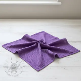 Dubbelgaas/mousseline violet
