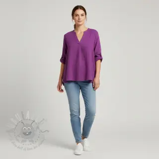 Dubbelgaas/mousseline cyclaam