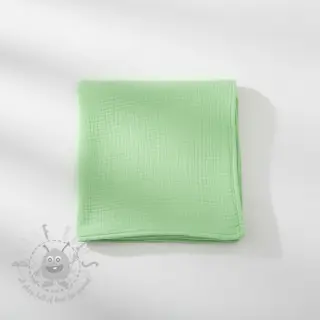 Dubbelgaas/mousseline light lime