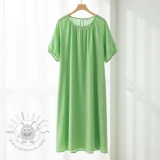 Dubbelgaas/mousseline light lime