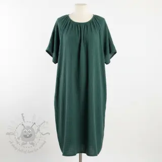 Dubbelgaas/mousseline old green ORGANIC
