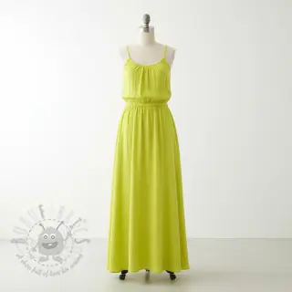 Dubbelgaas/mousseline NEON YELLOW ORGANIC