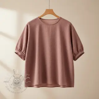 Dubbelgaas/mousseline old blush ORGANIC