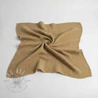 Dubbelgaas/mousseline beige