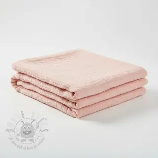 Dubbelgaas/mousseline light rose