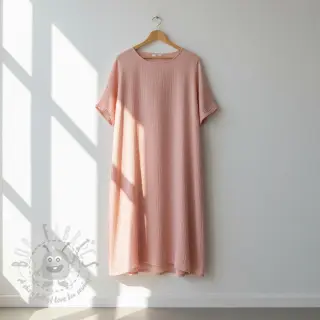 Dubbelgaas/mousseline light rose