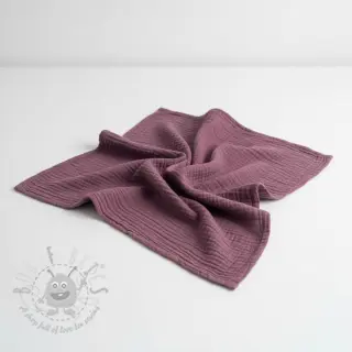 Dubbelgaas/mousseline purple
