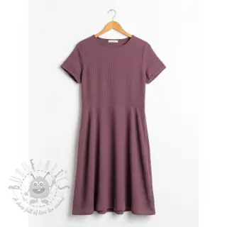 Dubbelgaas/mousseline purple
