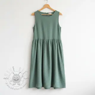 Dubbelgaas/mousseline green