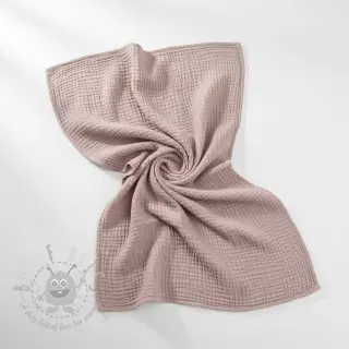 Dubbelgaas/mousseline old rose