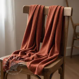 Dubbelgaas/mousseline terra ORGANIC