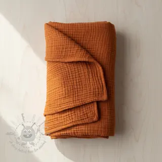 Dubbelgaas/mousseline rust ORGANIC