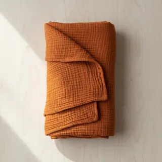 Dvojitá gázovina/mušelín rust ORGANIC
