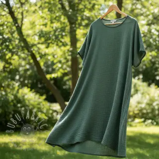 Dubbelgaas/mousseline green ORGANIC