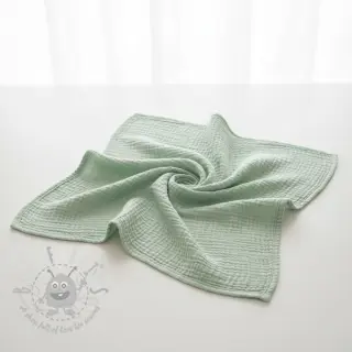 Dubbelgaas/mousseline mint ORGANIC