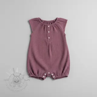 Dubbelgaas/mousseline purple ORGANIC