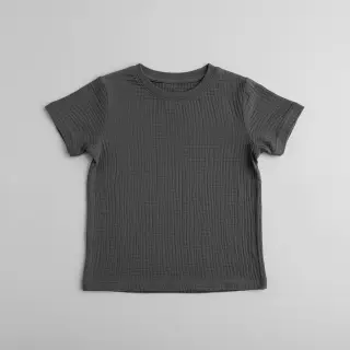 Dvojitá gázovina/mušelín dark grey