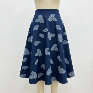 JEANS DENIM Ruffle design B