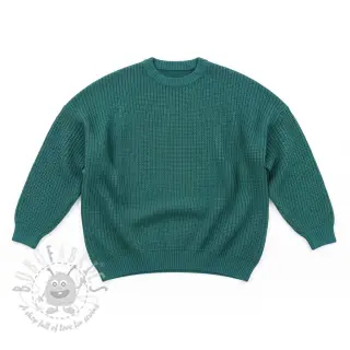 Svetrovina BIG KNIT ocean green