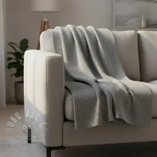 Sweaterstof BABY KNIT light grey
