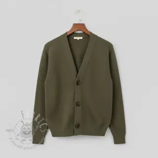 Sweaterstof BABY KNIT camo green