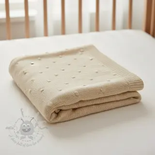 Sweaterstof BIG KNIT DOT naturals