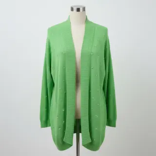 Svetrovina BIG KNIT DOT grass green