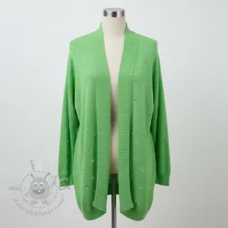 Sweaterstof BIG KNIT DOT grass green