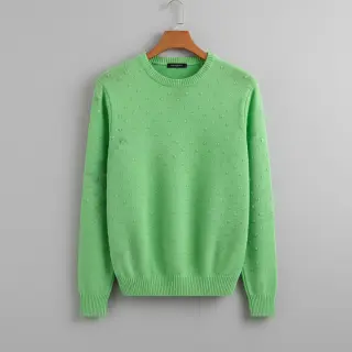 Svetrovina BIG KNIT DOT grass green