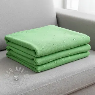Sweaterstof BIG KNIT DOT grass green