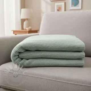 Sweaterstof BIG KNIT mint