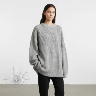 Sweaterstof BIG KNIT stone