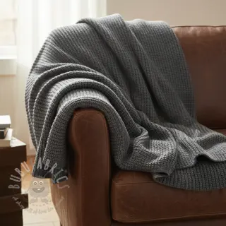 Sweaterstof BIG KNIT dark grey